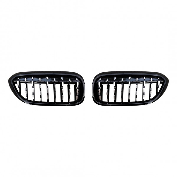 BMW 5 SERİSİ G30 YENİ TİP PARLAK SİYAH DAMLA PANJUR SETİ 2016+