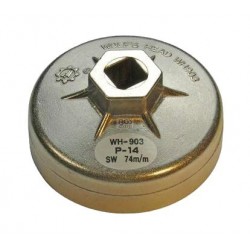 Yağ Filtresi Anahtarı | 14-nokta | Ø 74 mm | için Audi, BMW, Mercedes-Benz, Opel, VW