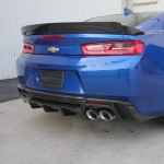 CHEVROLET CAMARO 2016+ ZL1 DİFÜZÖR MAT SİYAH