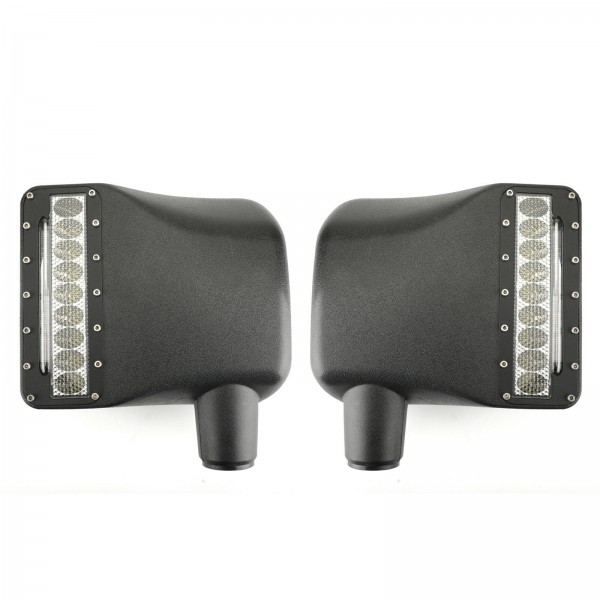 JEEP WRANGLER RUBİCON JK 2007-2017 LEDLİ AYNA KAPAĞI SETİ