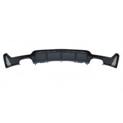 BMW F32 F33 F36 M PERFORMANCE SAĞ-SOL ÇİFT ÇIKIŞ DİFÜZÖR PARLAK SİYAH