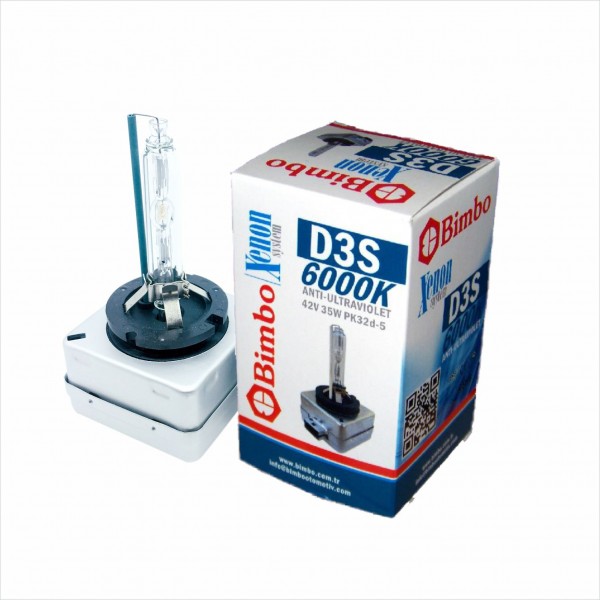 D3S 6000K XENON AMPUL ANTI-ULTRAVIOLET