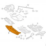 MERCEDES 2125203923 TAMPON ALT MUHAFAZA W212 2010-2016