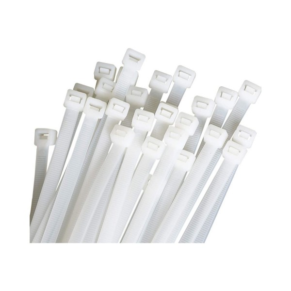 KABLO BAĞI PLASTİK CIRT KELEPÇE 3,5X190MM 100 ADET BEYAZ