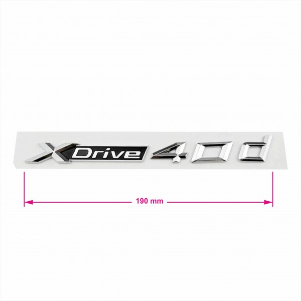 XDRIVE 40d BADGE BAGAJ YAZISI