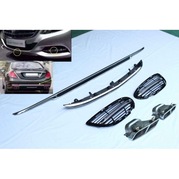 MERCEDES S SERİSİ W222 MAYBACH BODY KİT - TRİM SETİ 2013-2016