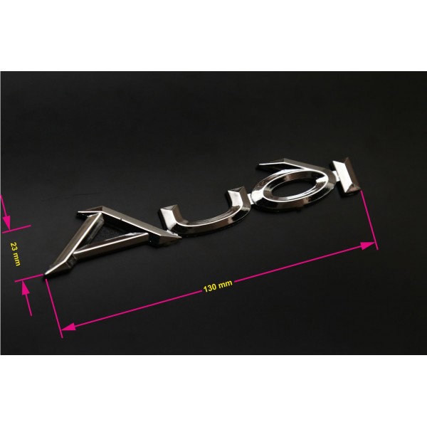 AUDI BAGAJ YAZISI ESKİ MODEL KROM 