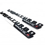 MERCEDES V8 BITURBO 4MATIC YAZI SİYAH SAĞ+SOL SET