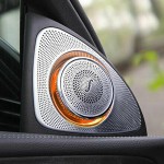 W205 2014-2018 IŞIKLI BURMESTER KÖŞE HOPARLÖR KAPAĞI SETİ 3 RENK