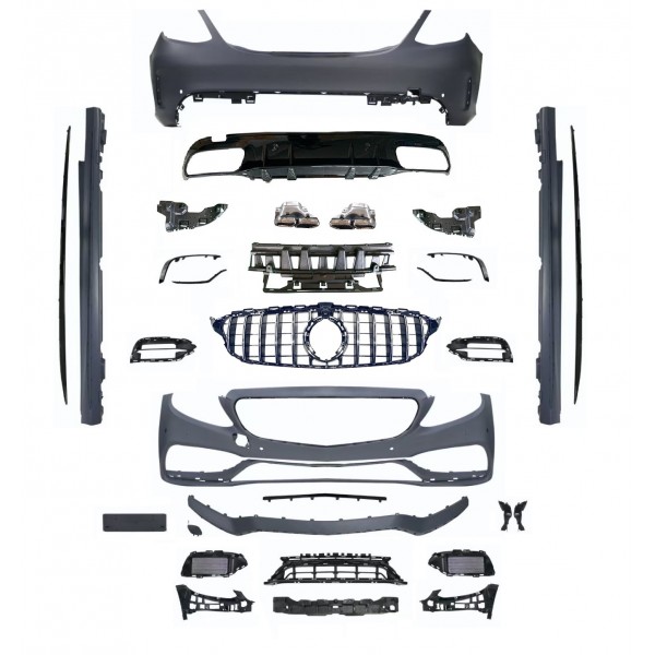 MERCEDES C SERİSİ W205 MAKYAJLI C63 AMG BODY KİT 2014-2021