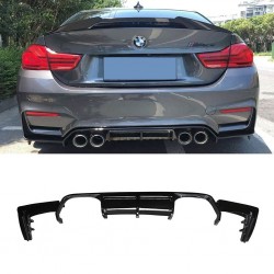 BMW M3 M4 F80 F82 M PERFORMANCE ARKA DİFÜZÖR PİANO BLACK
