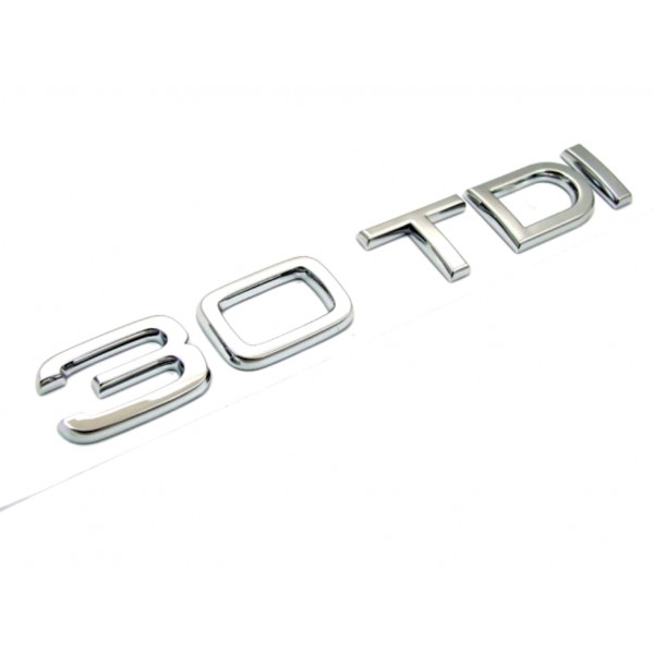 AUDI 30 TDI KROM BAGAJ YAZISI