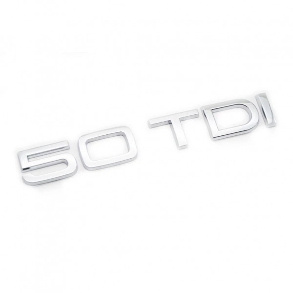 AUDI 50 TDI KROM BAGAJ YAZISI