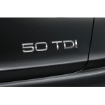 AUDI 50 TDI KROM BAGAJ YAZISI