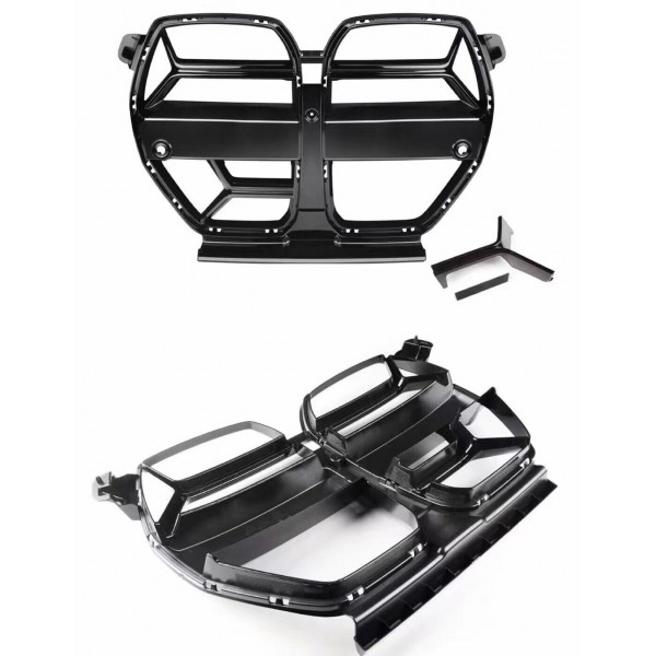 BMW YENİ M4 G82 CSL ÖN PANJUR PARLAK SİYAH 2020-2023