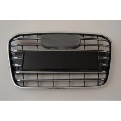 AUDİ A6 S6 C7 ÖN PANJUR KROM-SİYAH 2012-2015