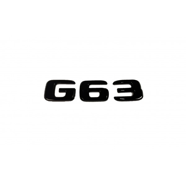 G63 UYUMLU PARLAK SİYAH BAGAJ YAZISI