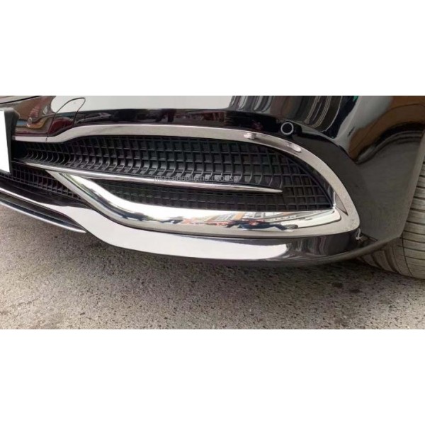 MERCEDES W222 UYUMLU MAY ÖN TAMPON KROM ÇERÇEVESİ SOL 2013-21