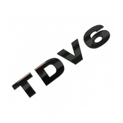 TDV6 UYUMLU PARLAK SİYAH YAZI