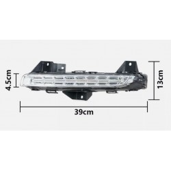 PORSCHE PANAMERA UYUMLU LED GÜNDÜZ FARI SOL 14-17 97063108152
