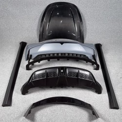 TESLA MODEL Y YF UYUMLU BODY KİT (KARBONFİBER KAPUT+SPOİLER) 2021-2024
